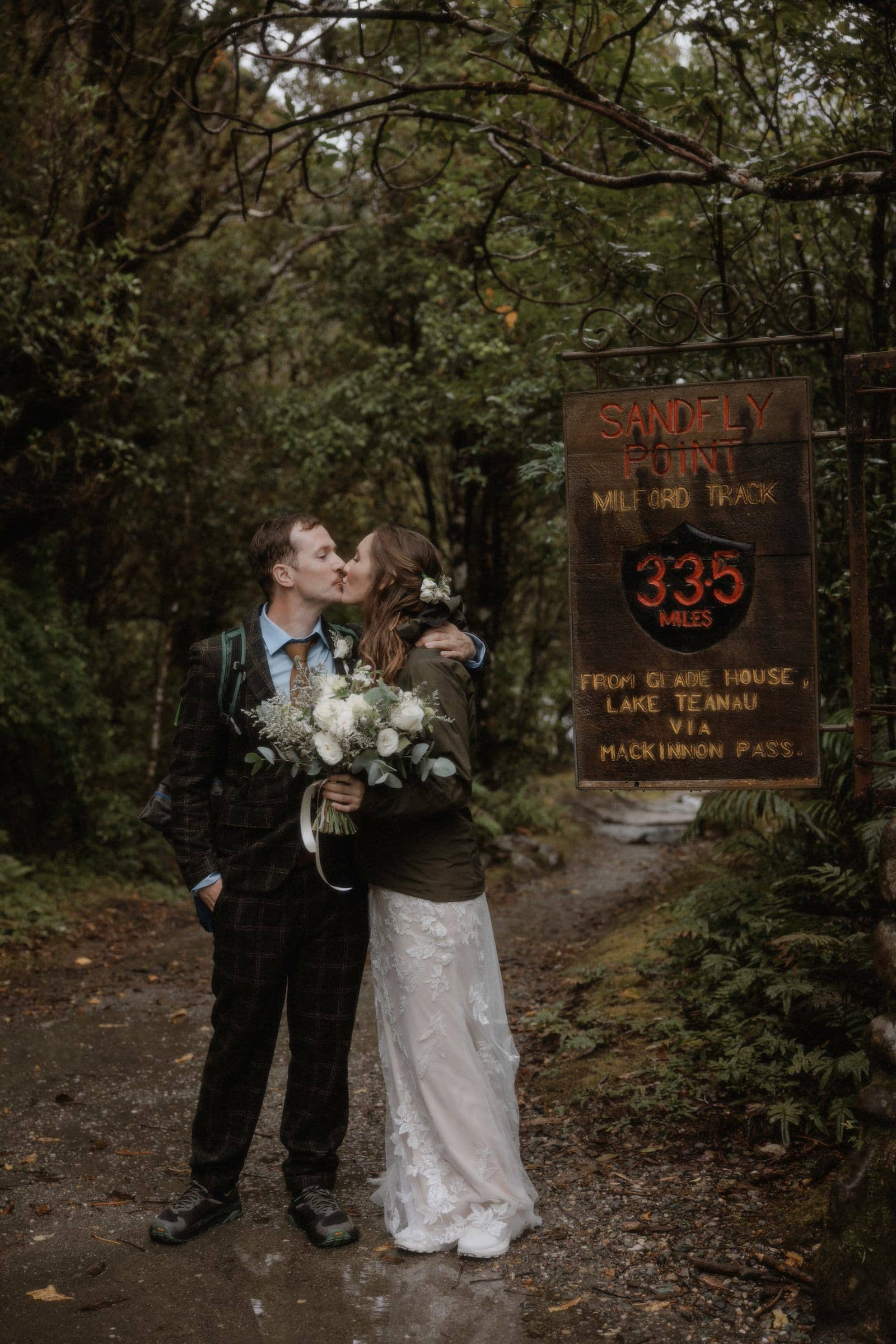 Milford Sound Elopement, Milford Sound Elopement &#8211; Katie and James